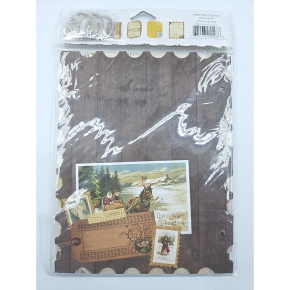 Bo Bunny Christmas Collage Mini Album New In Package - Picture 3 of 10